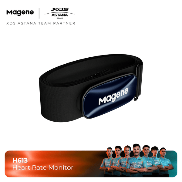 MAGENE Moniteur De Fréquence Cardiaque H613 ANT+ / Bluetooth Rechargeable - Peloton GP