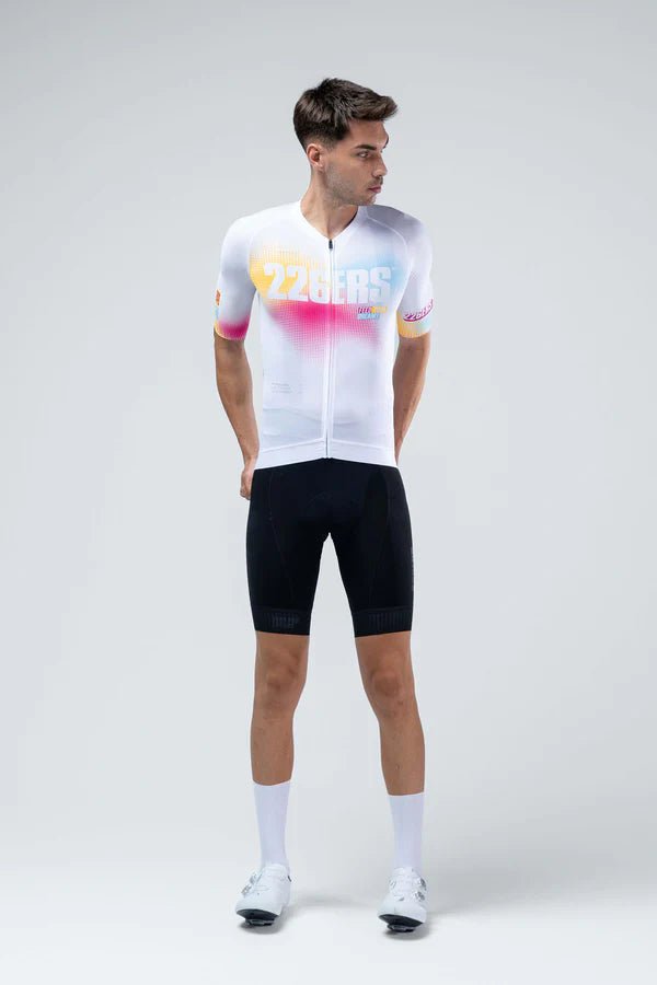 Maillot manches courtes blanc unisexe 226ERS Gobik CX Pro 4.0 - Peloton GP