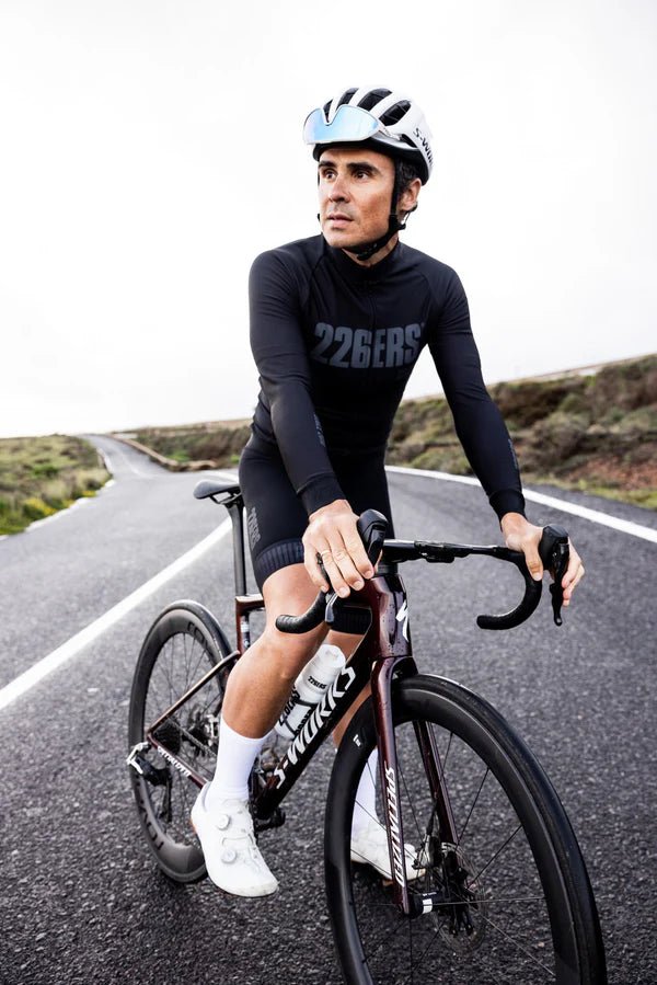Maillot manches longues noir homme 226ERS Gobik Hyder Vermilion - Peloton GP