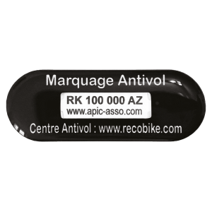 Marquage vélo chimique Recobike - Peloton GP