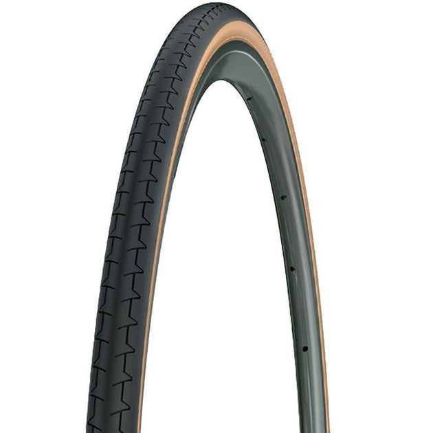 MICHELIN pneu Dynamic Classic 700x28 tringle rigide noir flanc marron - Peloton GP