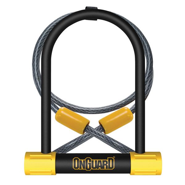 Onguard Bulldog DT U - Lock 115 x 230 mm + Câble 120 cm x 10 mm - Peloton GP