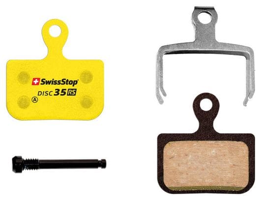 Paire de plaquettes organiques disc 35 RS - SwissStop - Peloton GP