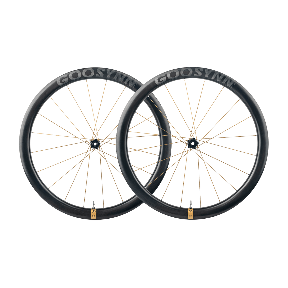 Paire de roues à disques Ti - Fi G45 - GOOSYNN - Peloton GP