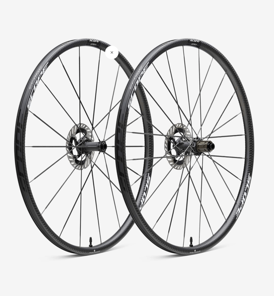 Paire de roues Artech 2 Disques (22mm) - Scope - Peloton GP