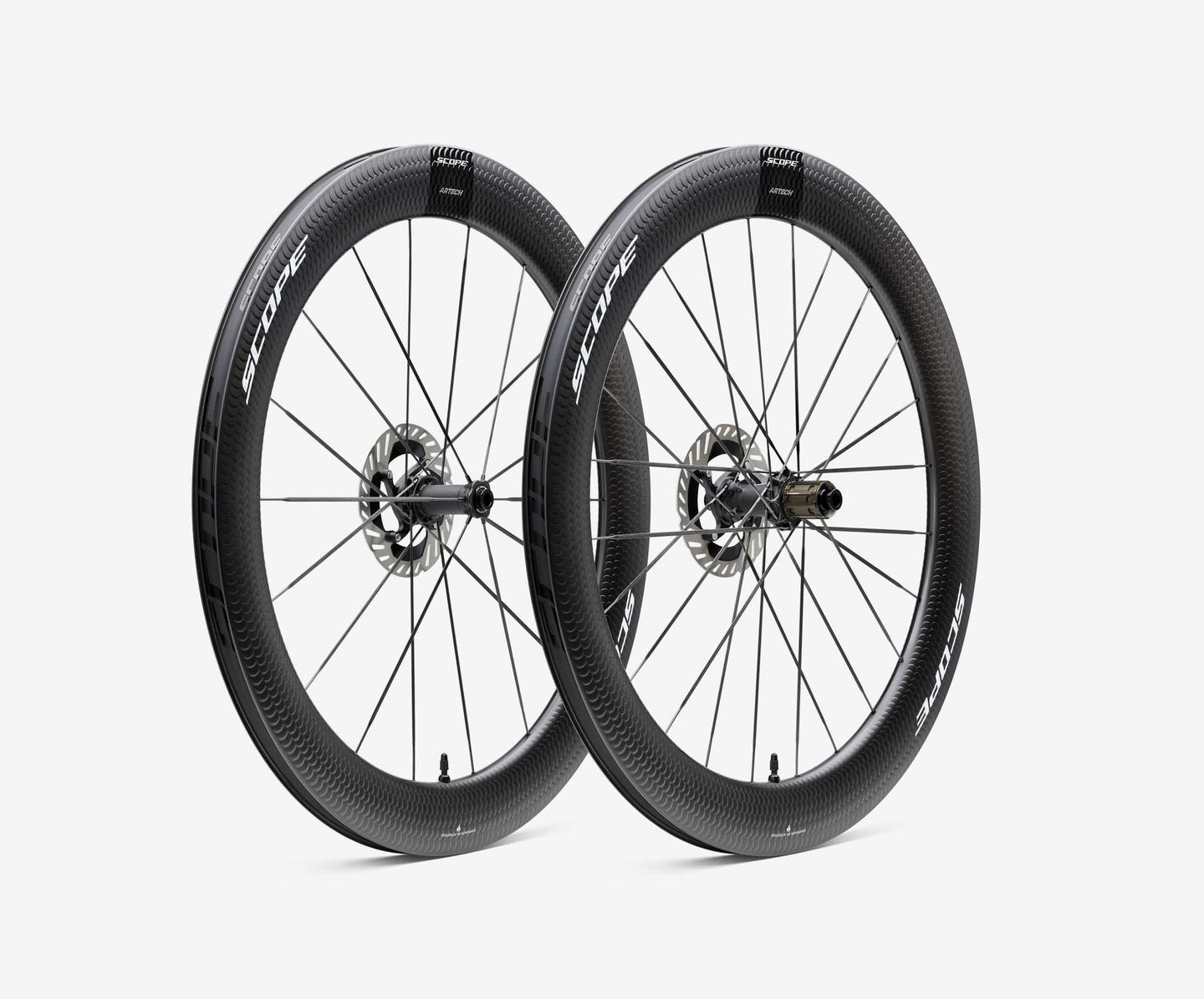 Paire de roues Artech 6 Disques (65mm) - Scope - Peloton GP
