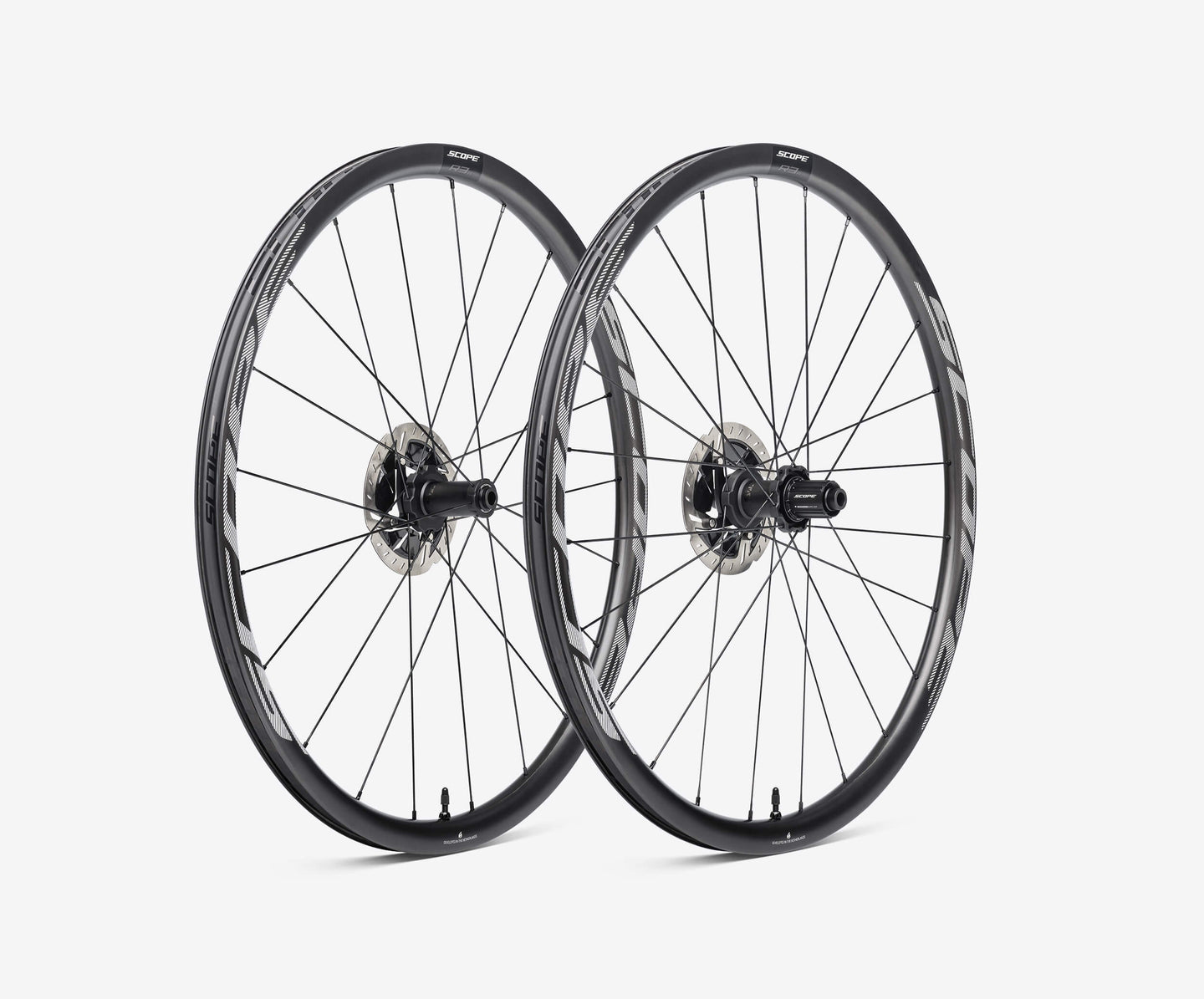 Paire de roues R3A Allroad disques - Scope - Peloton GP