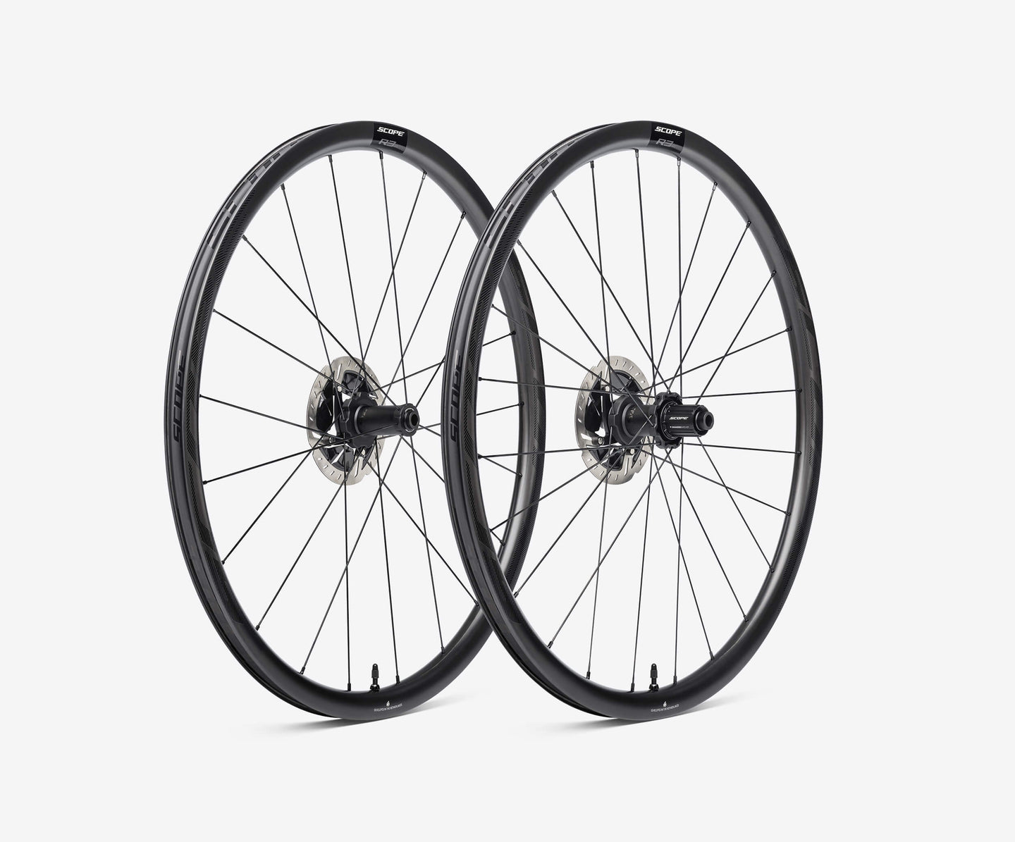 Paire de roues R3A Allroad disques - Scope - Peloton GP