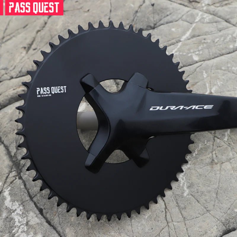 PASS QUEST Plateau Narrow Wide Rond Shimano R9100 BCD 110 mm 4T AERO - Peloton GP