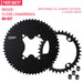 PASSQUEST Plateau AERO PLEIN 2X R9200 R8100 110BCD SHIMANO 12V – Noir - Peloton GP