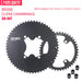 PASSQUEST Plateau AERO PLEIN 2X R9200 R8100 110BCD SHIMANO 12V – Noir - Peloton GP