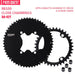 PASSQUEST Plateau AERO PLEIN 2X R9200 R8100 110BCD SHIMANO 12V – Noir - Peloton GP