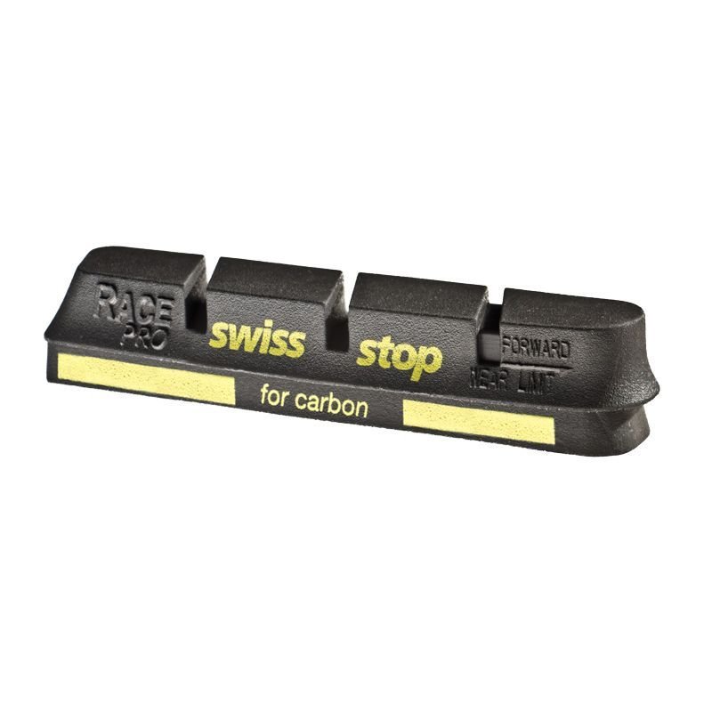 Patins de frein SwissStop Race Pro Campagnolo carbone noir kit 4 - Peloton GP
