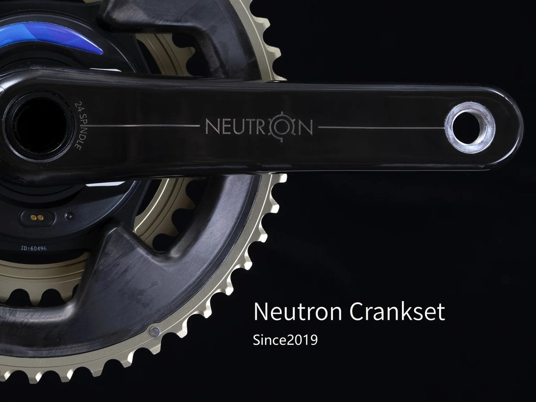 Pédalier capteur de puissance SIGEYI (sans) plateaux - Neutron - Peloton GP