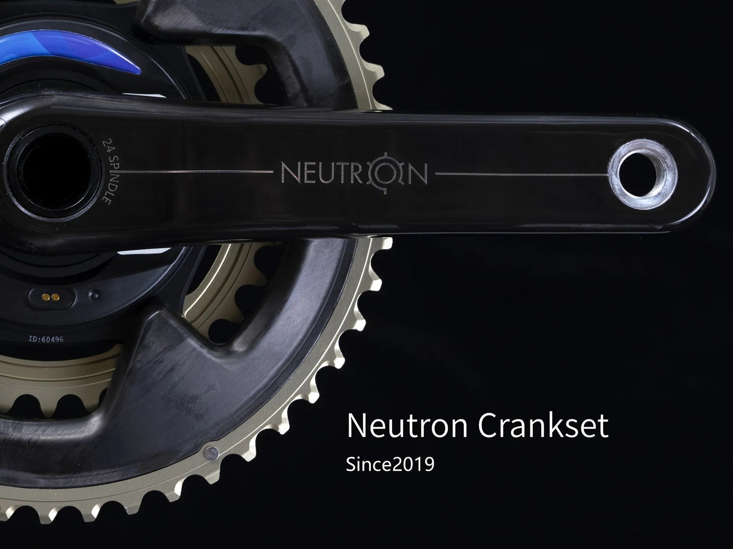 Pédalier capteur de puissance SIGEYI (sans) plateaux - Neutron - Peloton GP