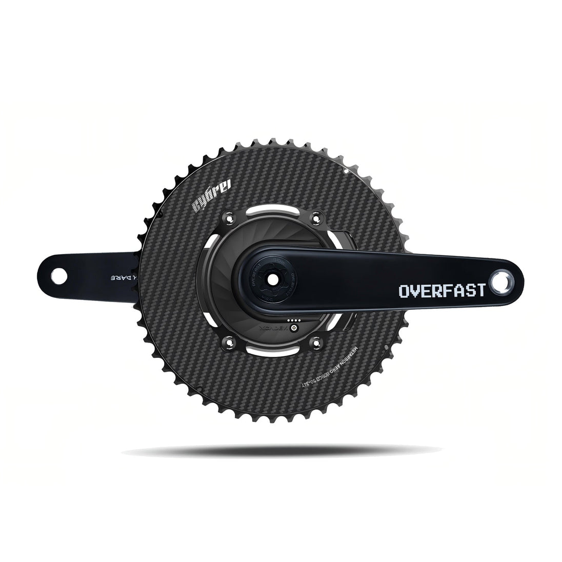 Pédalier Overfast Vela Capteur XCADEY Plateaux Metarbon - Peloton GP