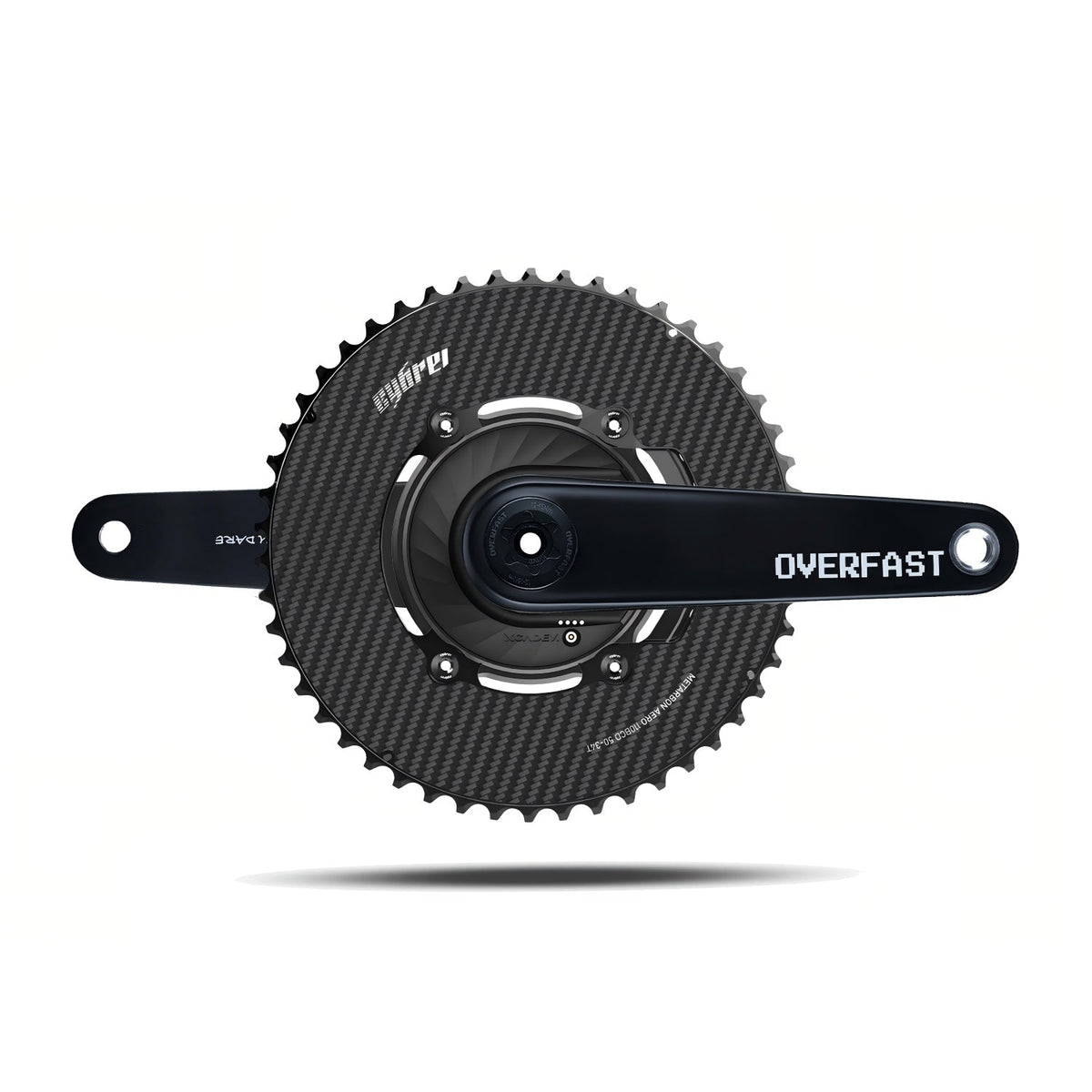 Pédalier Overfast Vela Capteur XCADEY Plateaux Metarbon - Peloton GP