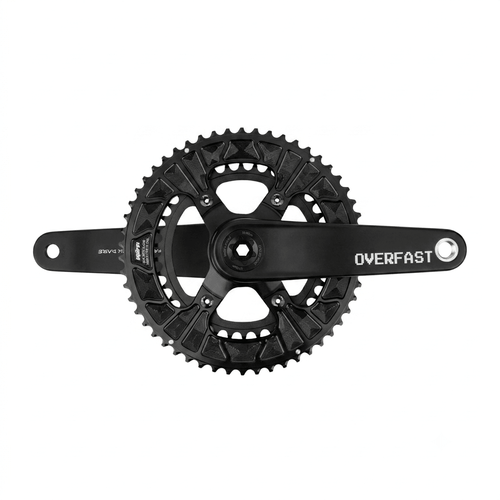 Pédalier Overfast Vela Spider Cybrei Plateaux EVO - Peloton GP