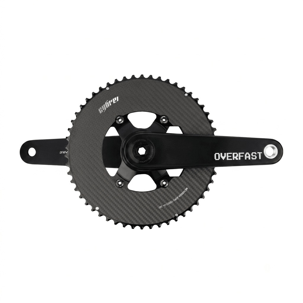 Pédalier Overfast Vela Spider Cybrei Plateaux Metarbon - Peloton GP