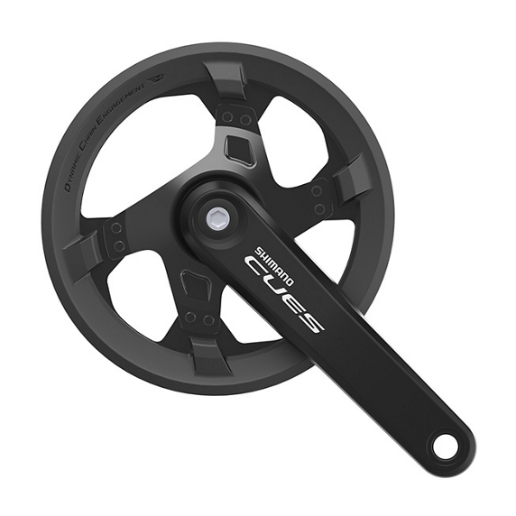 PÉDALIER SHIMANO CUES FC - U4000 - 1 – SQUARE – 1X – 9/10/11V – 170 MM – 42D - Peloton GP