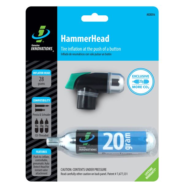Percuteur Hammer Head 20gr - GENUINE INNOVATIONS - Peloton GP