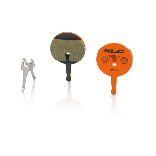 Plaquettes BP - O17 organiques orange pour AVID BB5/PROMAX DSK 720/310/715/913/XLC BR - D02 - XLC - Peloton GP
