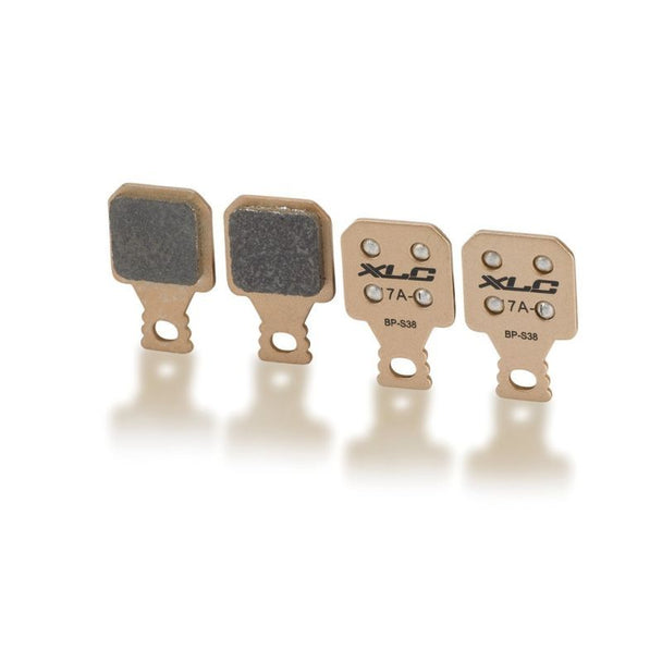 Plaquettes BP - S38 métalliques or pour Magura MT5/7 - XLC - Peloton GP