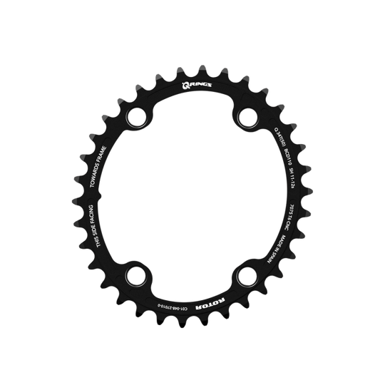 Plateau intérieur ovale Q Ring 110x4 11 - 12v - Rotor - Peloton GP