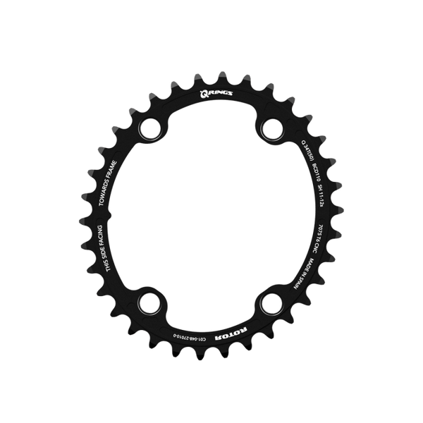 Plateau intérieur ovale Q Ring 110x4 11 - 12v - Rotor - Peloton GP