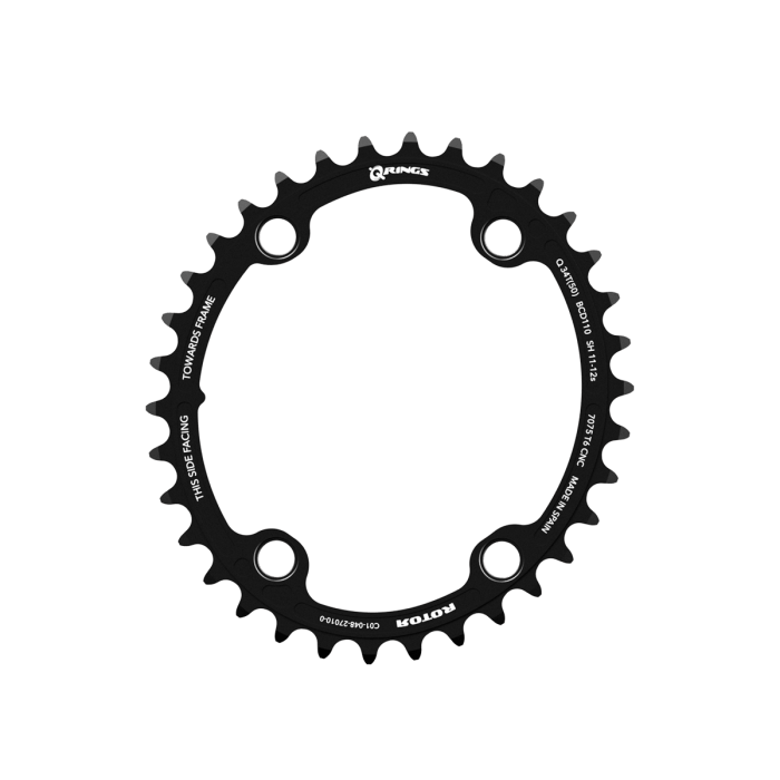 Plateau intérieur ovale Q Ring 110x4 11 - 12v - Rotor - Peloton GP