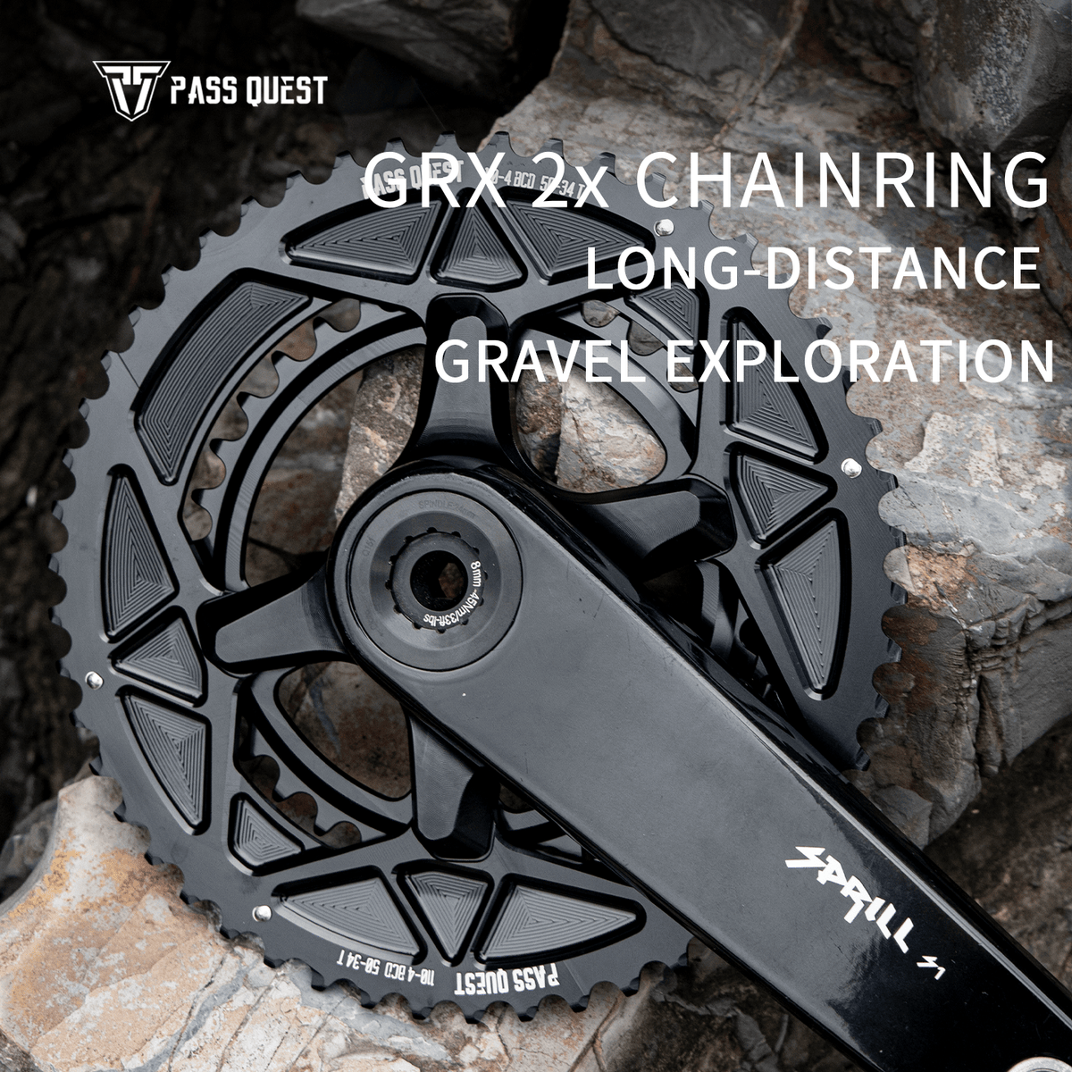 Plateaux gravel pour SHIMANO GRX 110 BCD - Peloton GP