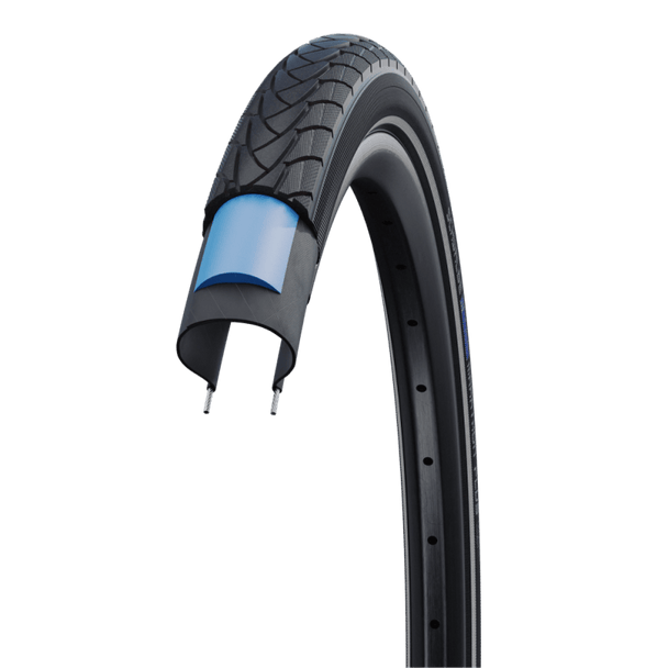 Pneu Marathon plus 700 Noir et Reflex - SCHWALBE - Peloton GP