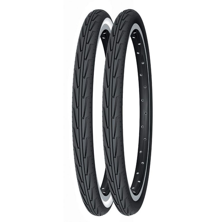 PNEU MICHELIN DIABOLO CITY 500A ACCESS LINE RIGIDE BLANC/NOIR 37 - 440 - Peloton GP