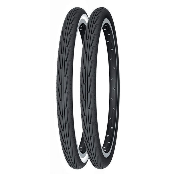 PNEU MICHELIN DIABOLO CITY 500A ACCESS LINE RIGIDE BLANC/NOIR 37 - 440 - Peloton GP