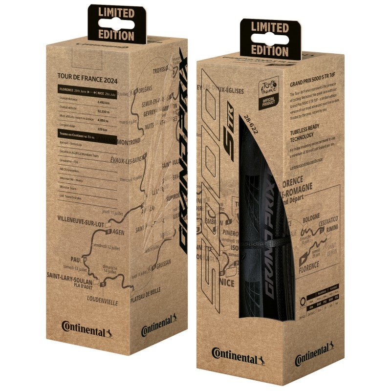 Pneu route GP 5000 S Tubeless TOUR DE FRANCE - CONTINENTAL - Peloton GP