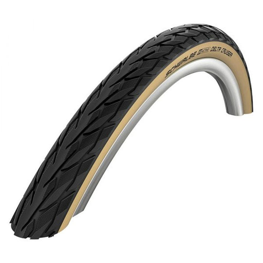 PNEU SCHWALBE DELTA CRUISER 28X1.10 – 700X28C – K - GUARD – HS431 – NOIR/OR - Peloton GP