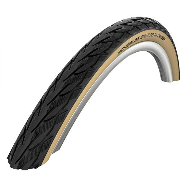 PNEU SCHWALBE DELTA CRUISER 28X1.10 – 700X28C – K - GUARD – HS431 – NOIR/OR - Peloton GP
