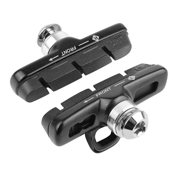 Porte patin frein route Newton type Campagnolo aluminium noir cartouche 55 mm paire - Peloton GP