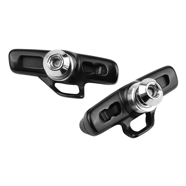 Porte patin frein route Newton type Campagnolo aluminium noir cartouche 55 mm paire - Peloton GP