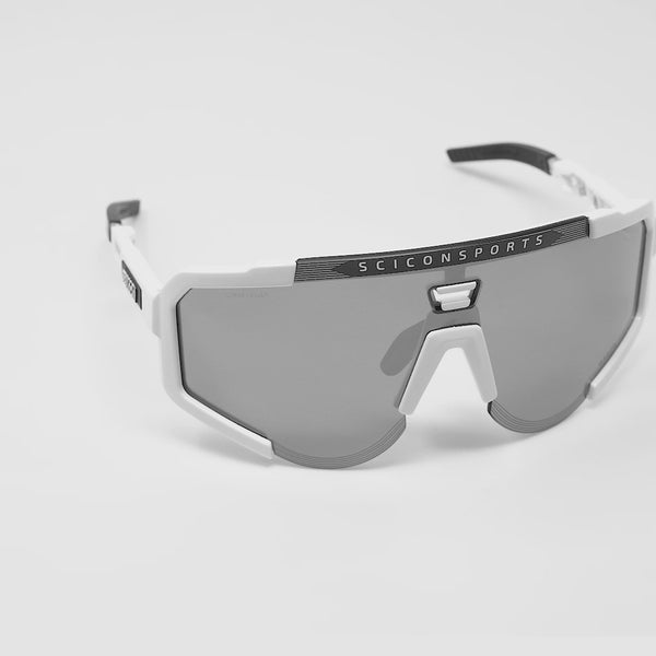 Lunettes AEROSCOPE Blanc Brillant / Argent Miroir - Scicon