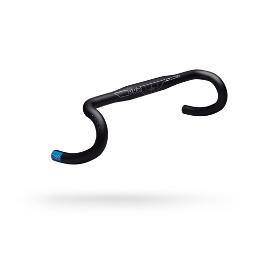 Cintre PRO LT Gravel noir avec évasement de 10 degrés