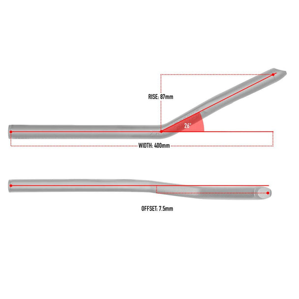 PROFILE DESIGN Extensions Aluminium 26A 22.2 mm - Peloton GP