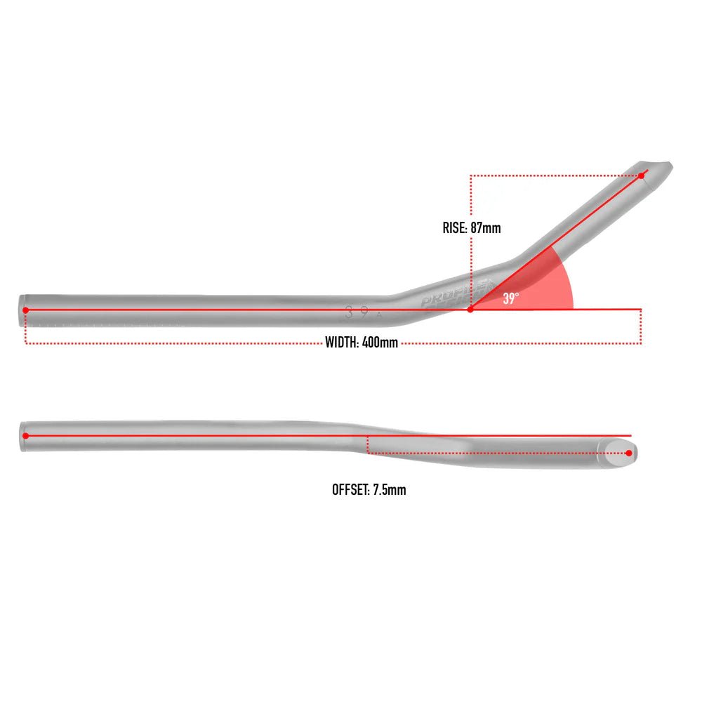 PROFILE DESIGN Extensions Aluminium 39A 22.2 mm - Peloton GP