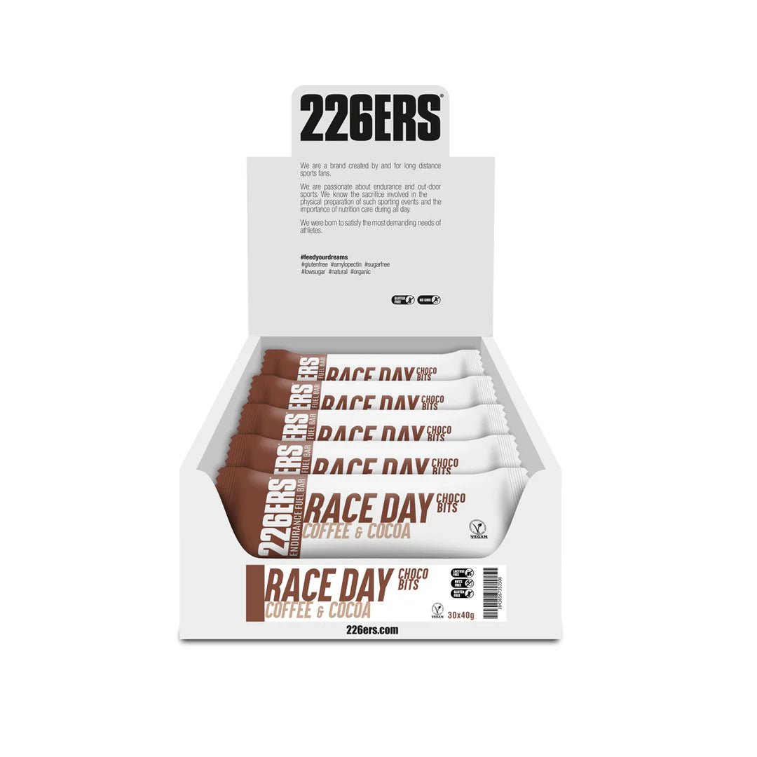 Race Day Bar Bits Choco - Boîte de 30 × 40 g - Peloton GP