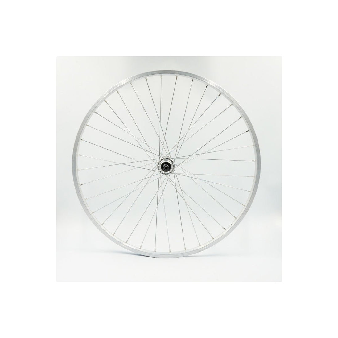 Roue Arrière 26" RL 7V Jante Alu Simple Paroi Argent QR10 - Peloton GP