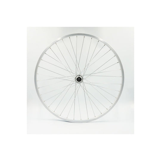 Roue Arrière 26" RL 7V Jante Alu Simple Paroi Argent QR10 - Peloton GP