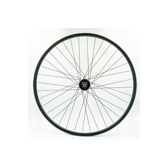 Roue arrière 700 VTC double paroi noire à disque - Peloton GP
