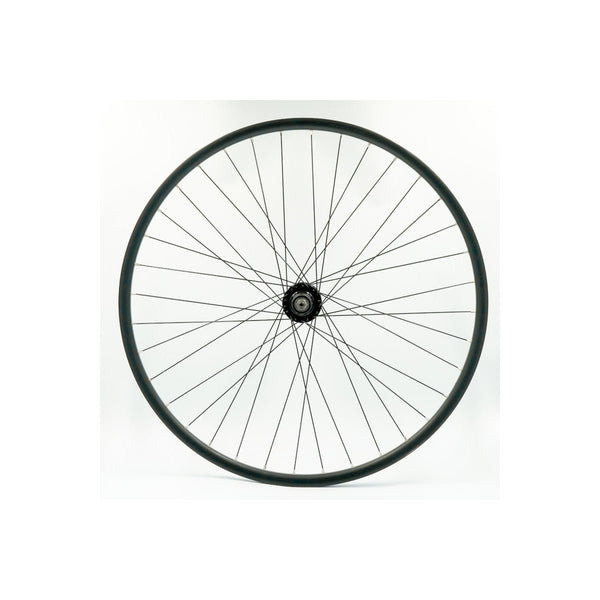 Roue arrière 700 VTC double paroi noire à disque - Peloton GP