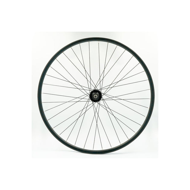 Roue arrière 700 VTC double paroi noire à disque - Peloton GP
