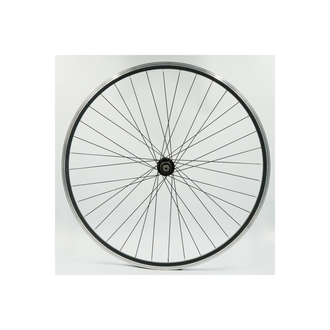 Roue Arrière 700 VTC Double Paroi Noire Patin QR10 - Peloton GP
